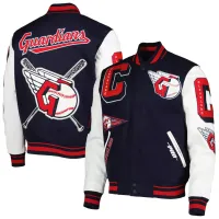 American Varsity Jacket | 80% Wool Body Genuine Leather Sleeves | Quilted | Multicolor Design