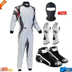 New OMP Level 2 Kart Racing Suit 2025 + Free Balaclava | Shoes & Gloves | Elite